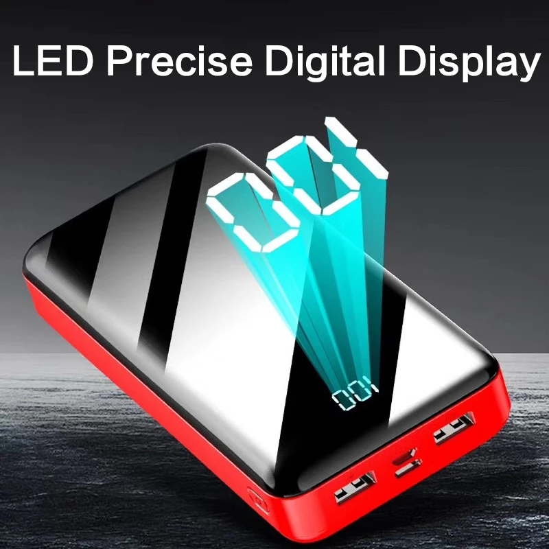 Новинка 2020 портативное зарядное устройство 30000 мАч Внешнее для iPhone Xiaomi |