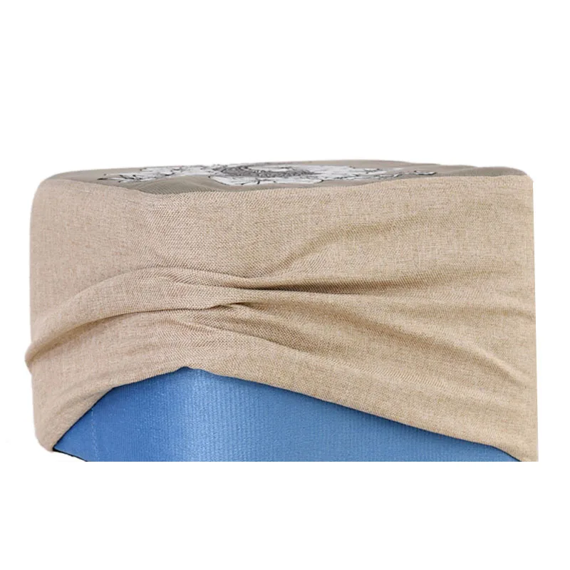 Деревенские круглые деревянные табуреты моющиеся для спальни косметическое