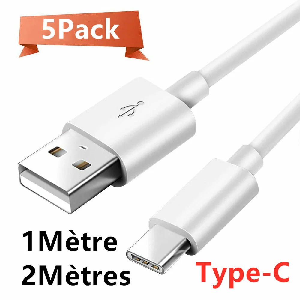 

Cable Chargeur USB TYPE-C pour For Samsung A20e A21s A41 A51 Note10 S8 S9 S10 S20