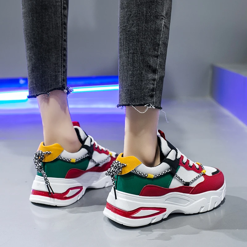 Женские кроссовки для бега женские на массивной платформе женская обувь