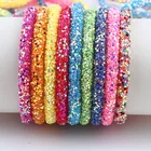 Блестящий блестящий шнур 6 мм, мягкая трубка, шнур, кристаллы, стразы для рукоделия, трубка из смолы, блестящий трубный шнур, аксессуары для ювелирных изделий