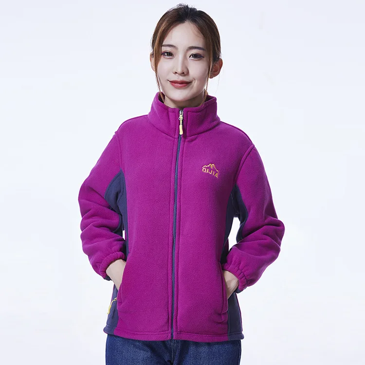 

2019 New Style Middle-aged Women's Top Autumn And Winter Polar Fleece Middle-aged Women Dress Plus-sized Jacket