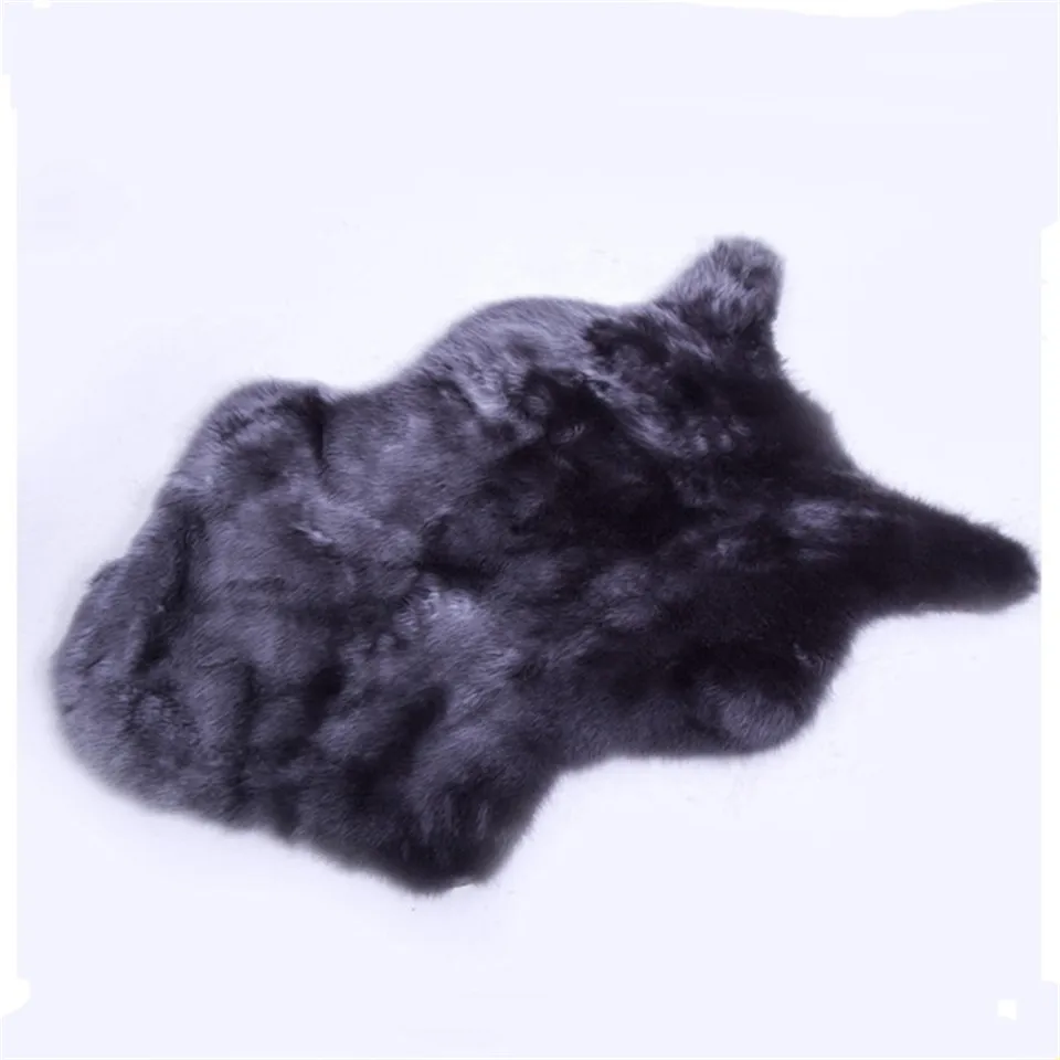 

Fur Faux Artificial Sheepskin Carpet Washable Seat Pad Fluffy Rugs Hairy Wool Soft Warm Carpets For Living Room
