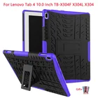Для планшета Lenovo Tab 4 10 ТБ-X304FX304NX304L Чехол Броня Гибридный Стенд Жесткий ПК чехол для планшета Lenovo Tab 4 Plus 10,0 ТБ-X704N X704F X704L
