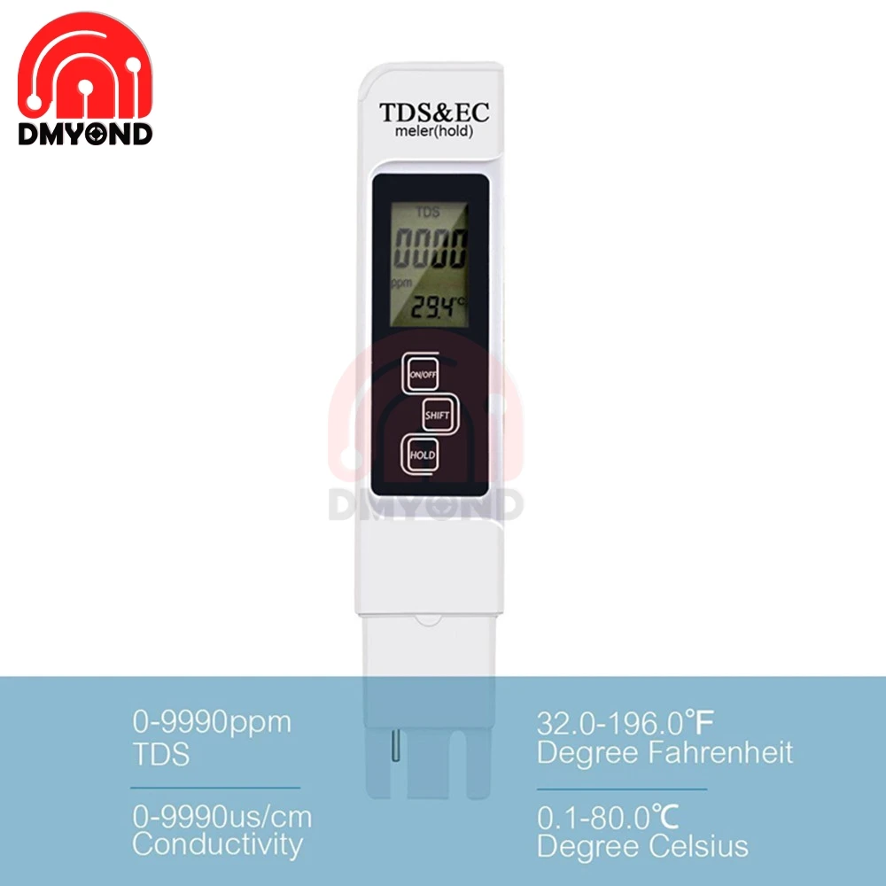 Цифровой измеритель теплопроводности TDS EC 3 в 1 детектор температуры термометр
