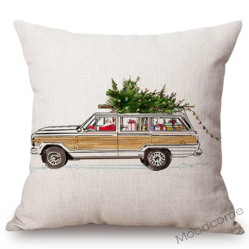 18 &quotквадратная Рождественская Автомобильная подушка для украшения дома