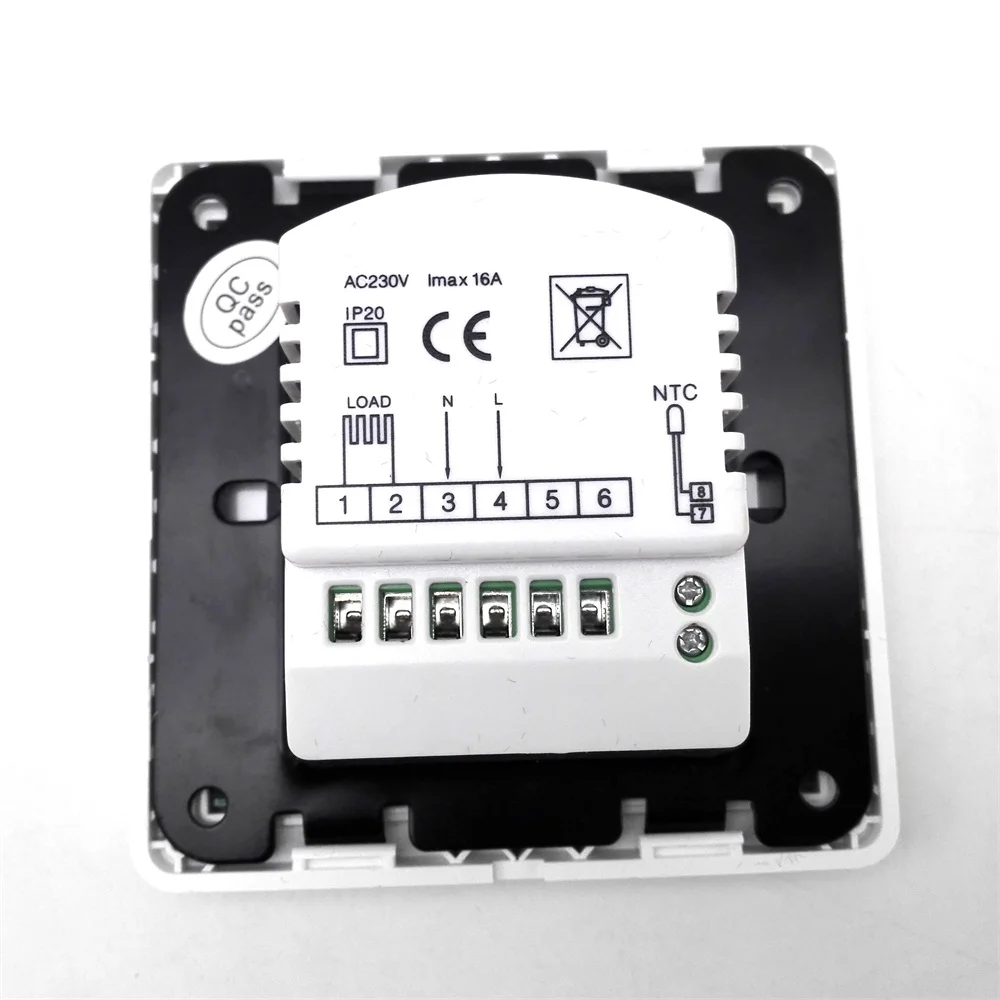 R9300 Blue Backlight 200~240V 16A Weekly Programmable Temperature Controller Room Thermostat For Electric Heating System | Дом и сад