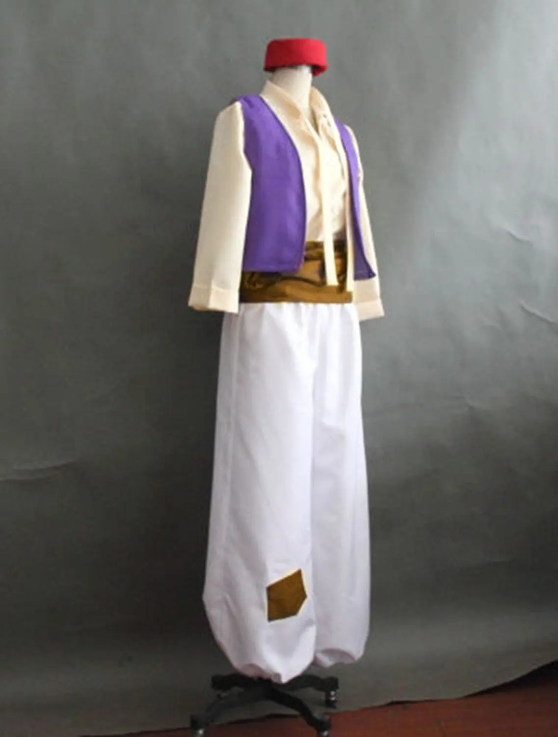 Halloween Aladdin and Magic Lamp Mens costume role play Indian suits full sets any size | Тематическая одежда и униформа