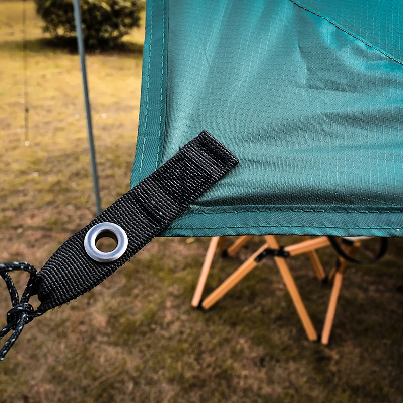 Арикси 4,2х4,1м Гексагональная тентовая палатка для отдыха на природе с защитой от солнца и непромокаемым покрытием Ripstop Silver Coating 210T, защита от УФ-лучей.