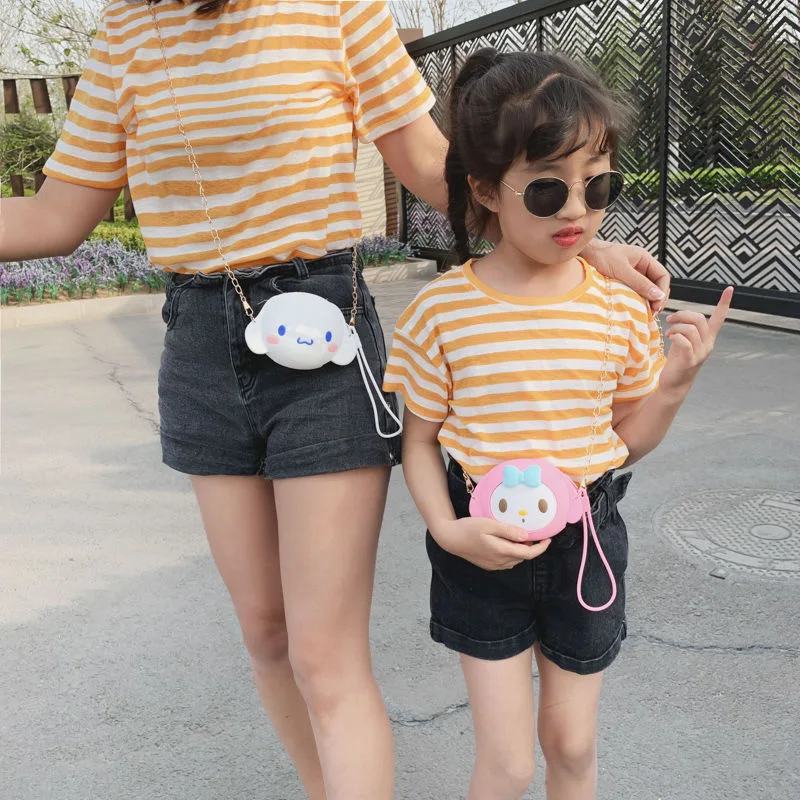 Лидер продаж милые Мультяшные аниме детские мягкие силиконовые кошельки для