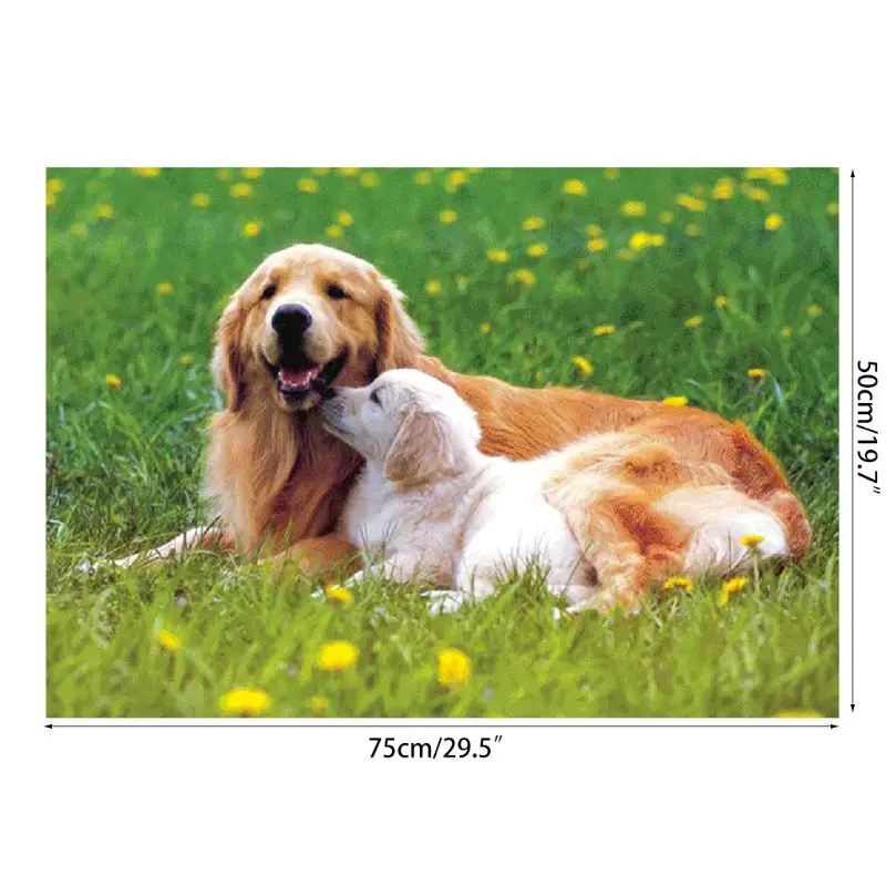 

lovely Dog 1000Pcs Jigsaw Paper Puzzles Educational Toys for adults Children D0AF