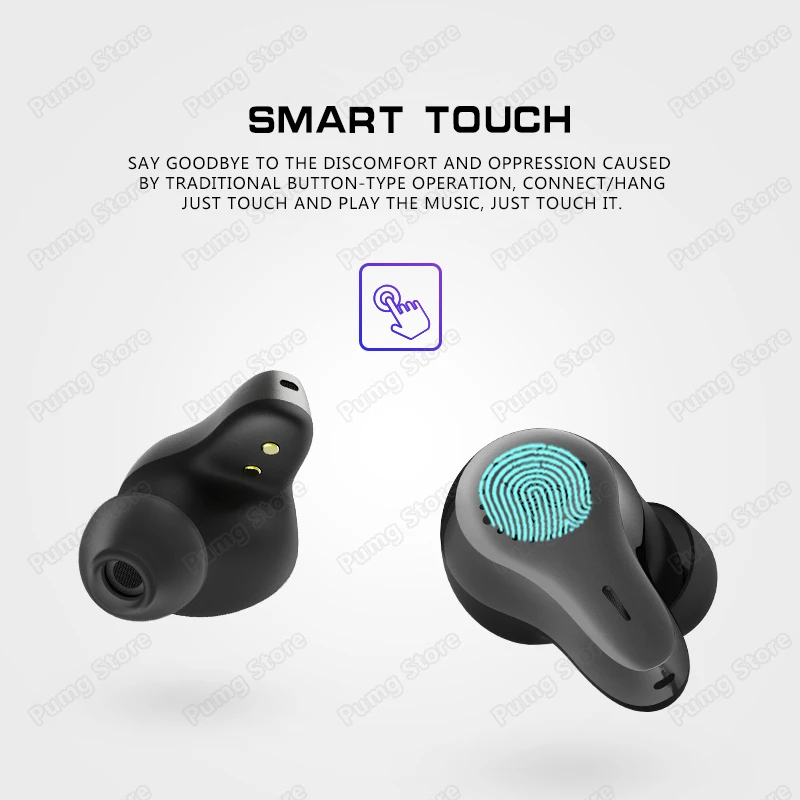 Беспроводные Bluetooth наушники MIFO O7 водонепроницаемые сенсорные спортивные