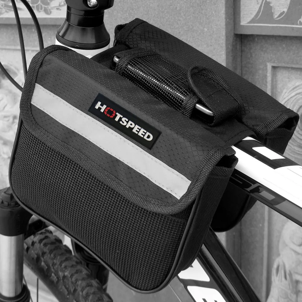 

Outdoor sports bike riding bag Mountain bike saddle bag Road bike top tube bag Bicycle Front Beam Bag