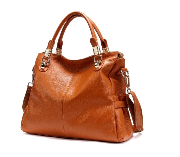 

Hot Sale Natural Cowhide Genuine Leather Women Handbag First Layer Of Cowhide Tote Fashion Women Messenger Bags PS10