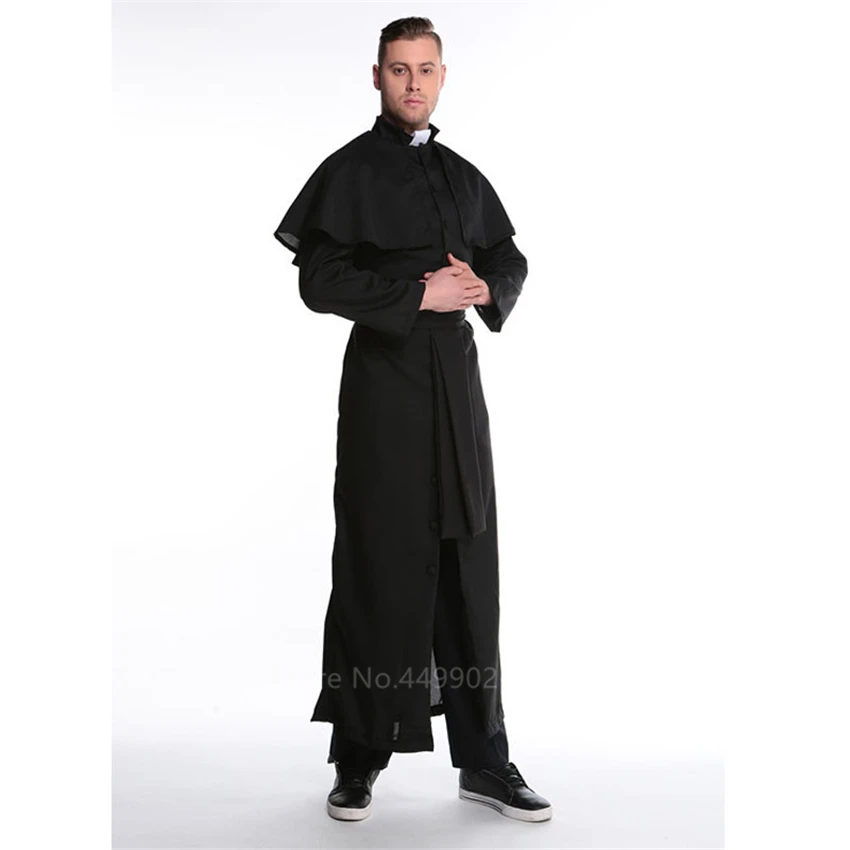 Женская одежда для косплея в средневековом стиле костюм монахини религиозный