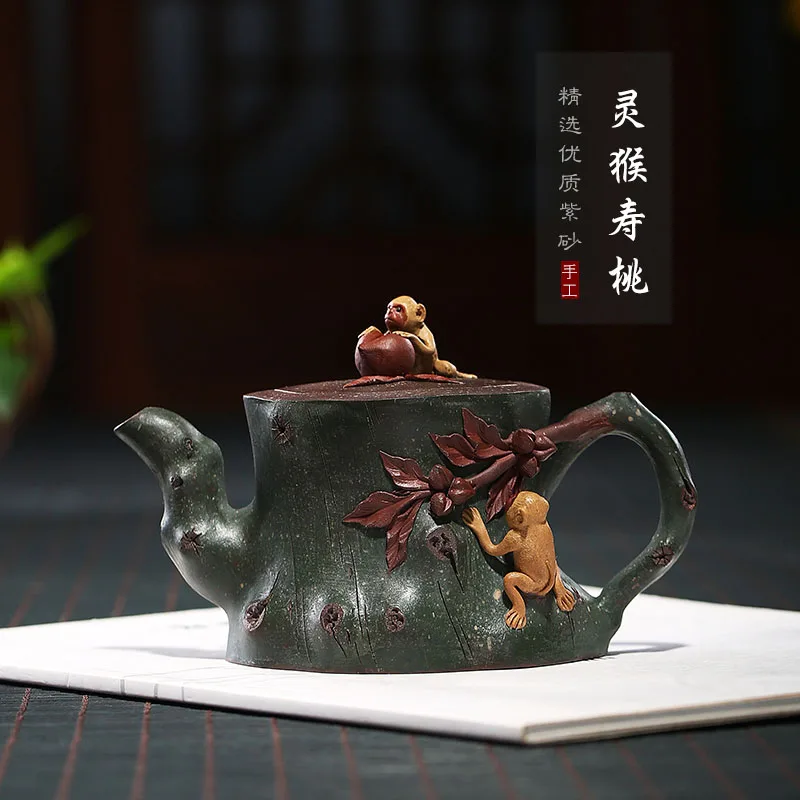 

★Linghoushoutaozisha teapot pure handmade teapot genuine changyuehong tea set small boutique teapot manufacturer