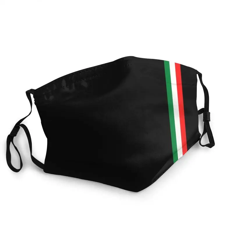 

Minimalist Italian Flag Italy Breathable Reusable Unisex Adult Face Mask Anti Haze Dust Protection Cover Respirator Mouth Muffle