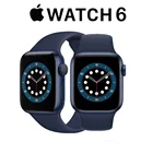 Оригинальные новые Apple Watch Series 6 (GPS, 40 мм) iwatch-синий алюминиевый чехол с темно-синим спортивным ремешком Смарт-часы