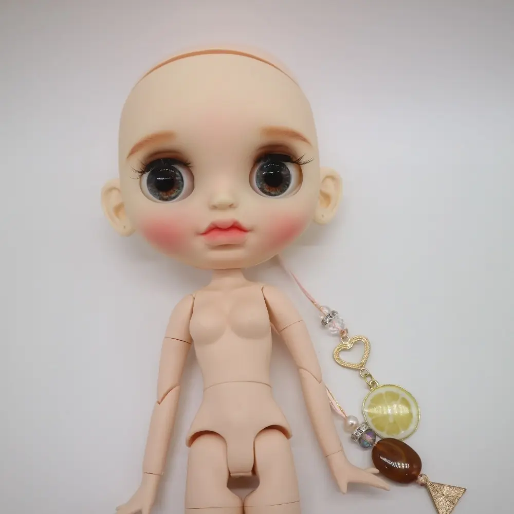 Голая голова кукла с индивидуальным лицом шарнир тела Blyth кукла(20190710-1