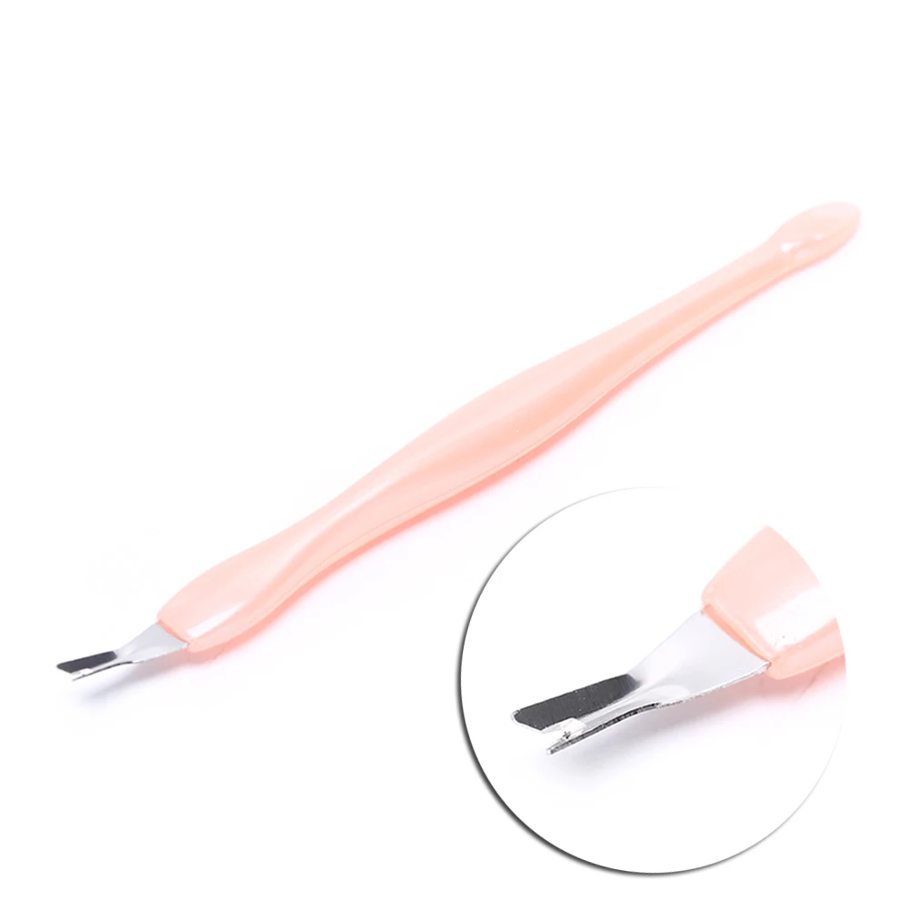 2Pcs/set fashion Nail Polish Surface File Buffer Tool Art Cuticle Pusher Nipper Remover Clipper Manicure Pedicure | Красота и