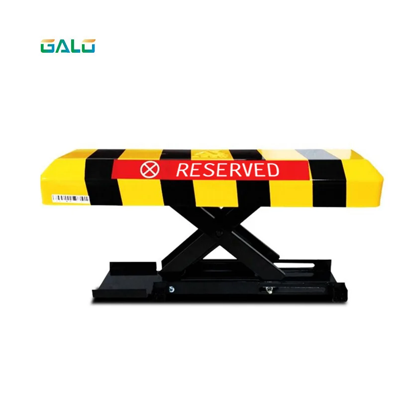 Rremote controllers parking lock car lot application/rising height 305mm automatic battery post barrier bollard | Безопасность и
