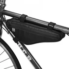 Сумка для хранения велосипеда, сумка на седло для горного шоссейного велосипеда, треугольная сумка на седло для велосипеда, водонепроницаемая с большим внутренним пространством