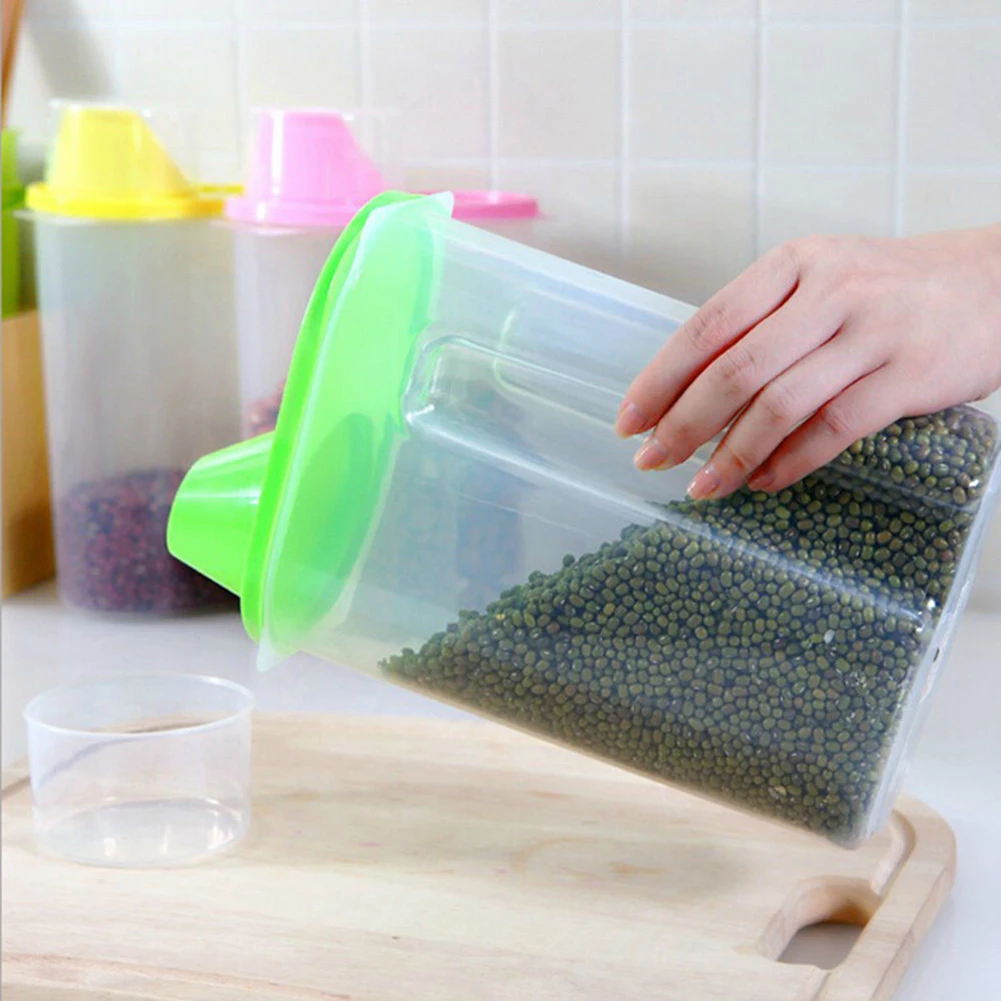 1 шт. 9/л кухонный диспенсер для хранения сухой пищи из рисовых зерен контейнер