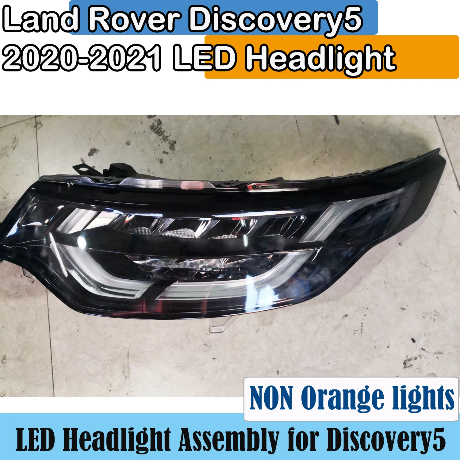 

Налобный фонарь для Land Rover 2021 лобзи5, светодиодный налобный фонарь без оранжесветильник света, поддержка 2020 21, OEM