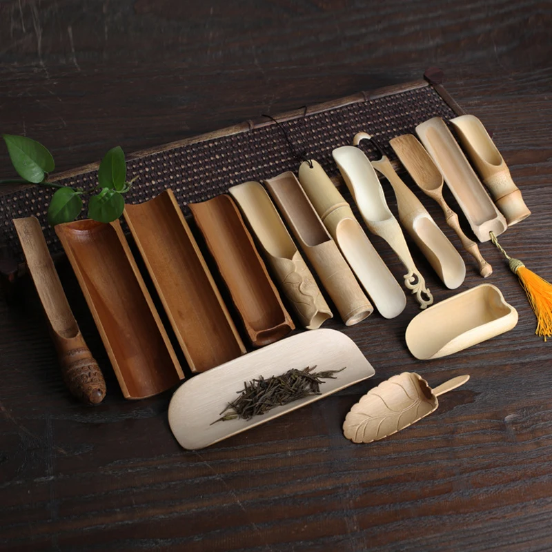 

Natural Bamboo Tea Spoon Convenient Long Wooden HandleBamboo Tea SpoonTea Scoop Ceremonymilk Powder Condiment SpoonsTools