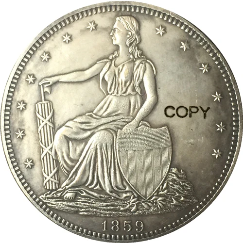 1859 долл. США 1 доллар копия монет|coin copy|coin coinscoin dollar |