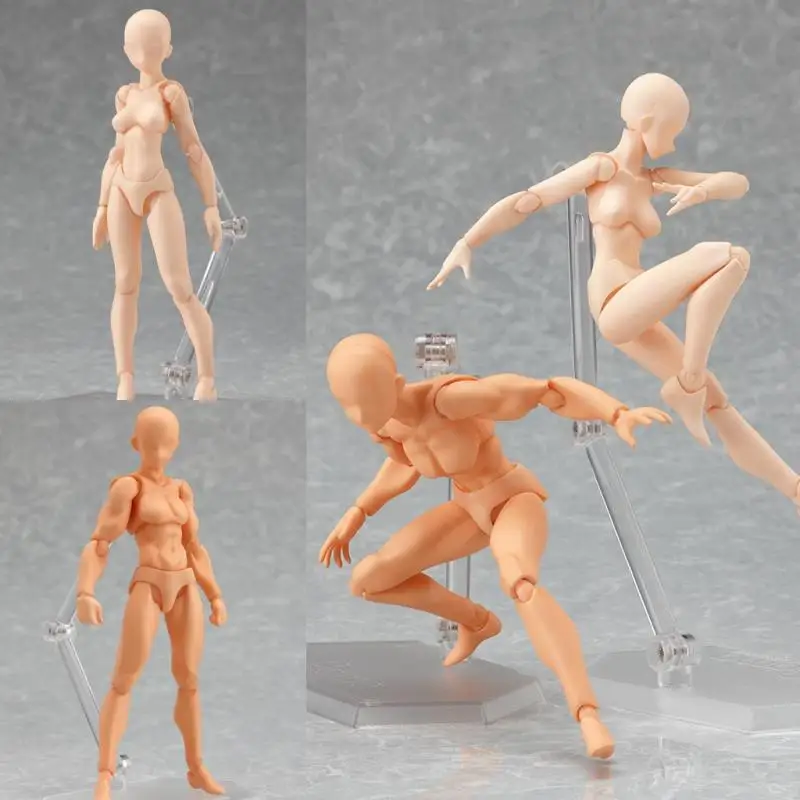 Аниме He She Figma Подвижные модели тела куклы человеческого ПВХ фигурка модель