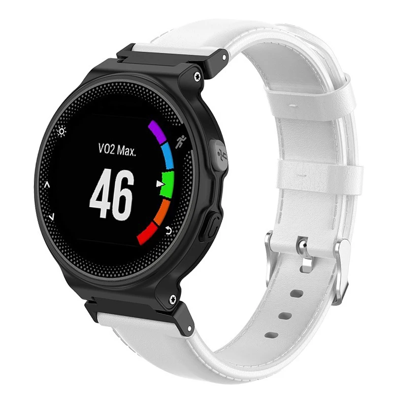 Ремешок из натуральной кожи для смарт-часов Garmin Forerunner 220 230 235 620 735 735XT S20 S5 S6 |