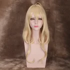 Парик для косплея Akamatsu Kaede из Danganronpa: Akamatsu Kaede, миоды Ибуки, игровые цветные длинные прямые волосы, парики для Хэллоуина 1:1