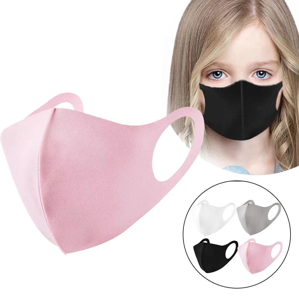 

5pcs Kids Mask Polyester Mouth Face Mask for face Women Face Mask Reusable Washable Halloween Cosplay Mascara Infantil Маска