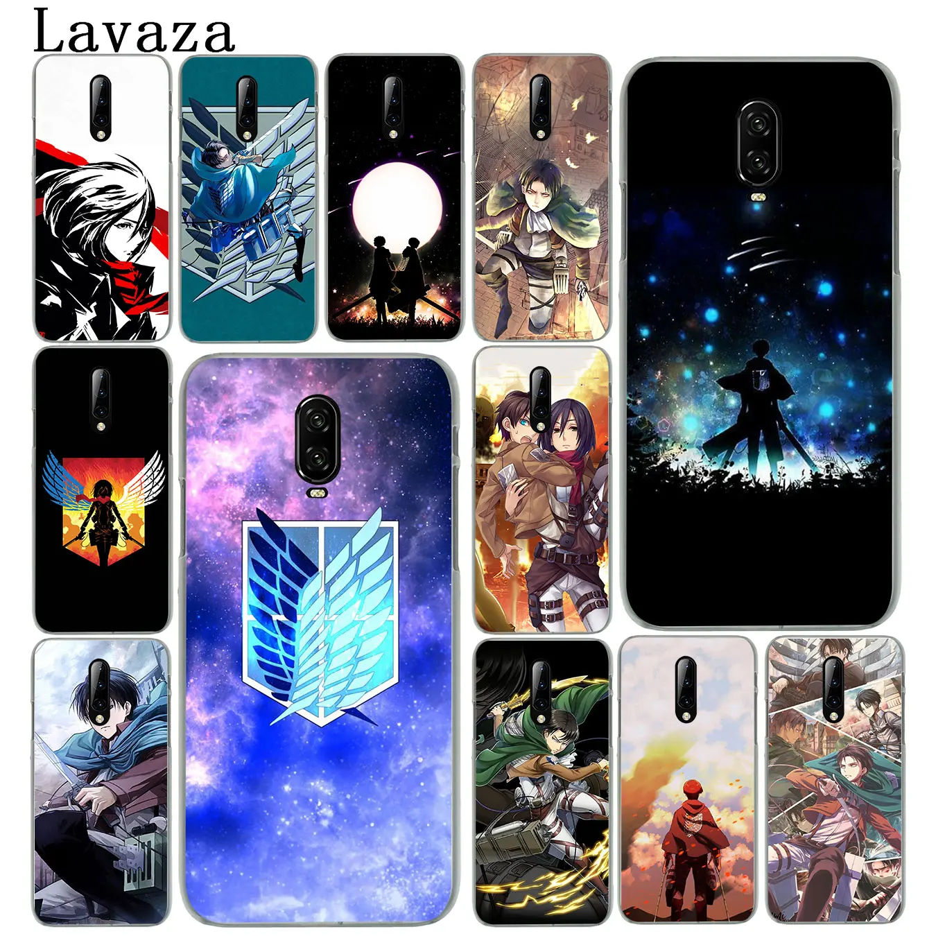 Жесткий пластиковый чехол для телефона Lavaza Attack on Titan Oneplus 7 7T Pro 6 6T 5 5T Cover One Plus 7Pro |