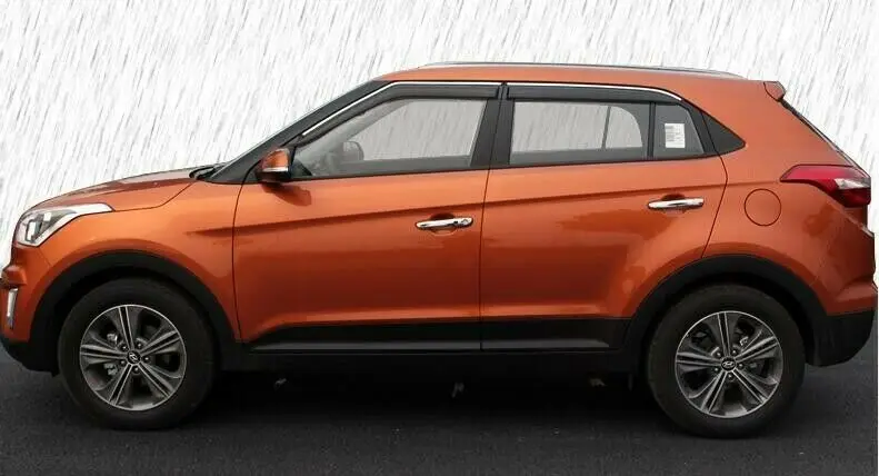 

4PCS Window Visor Sun Rain Guard Vent Shade For Hyundai IX25 Creta 2014-2017