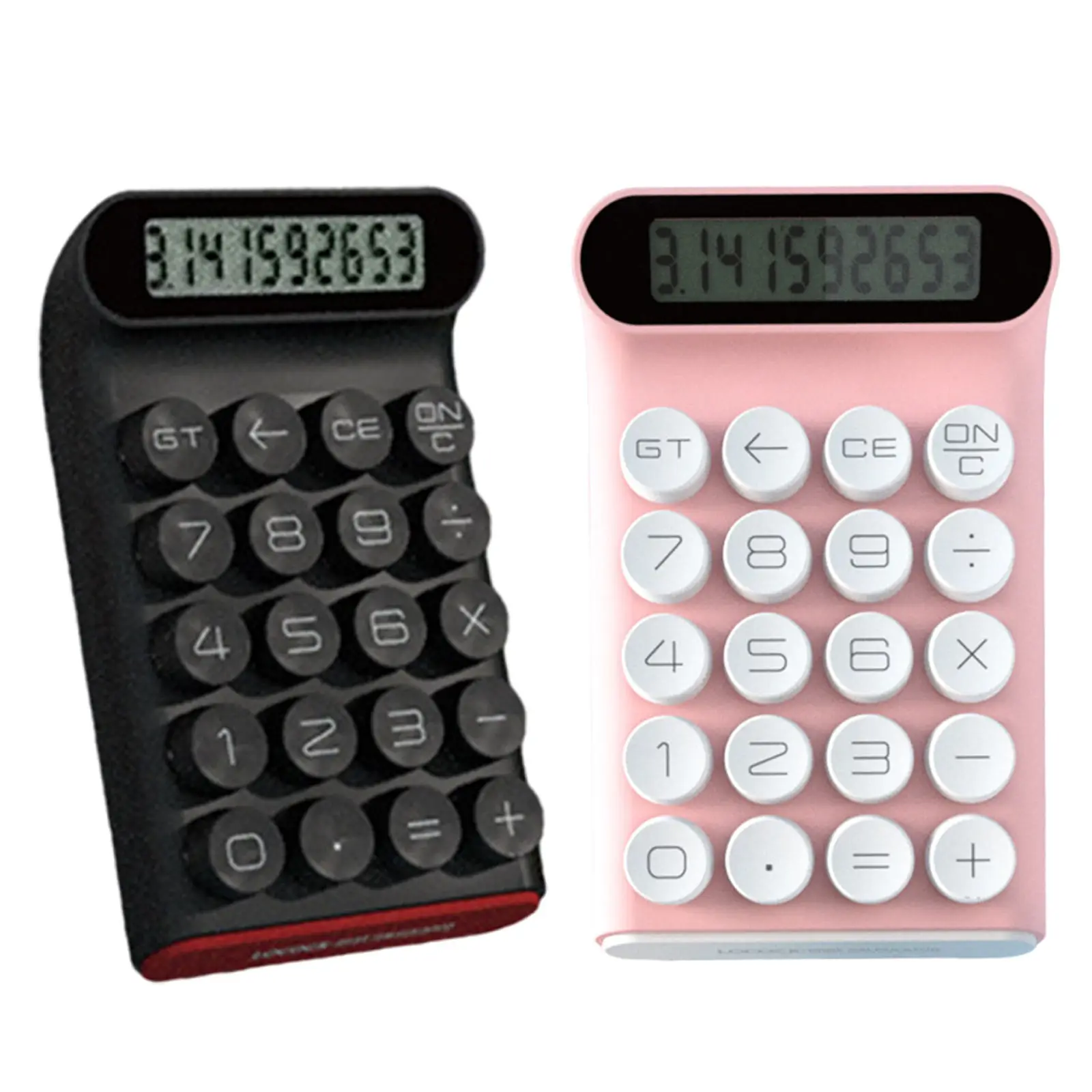 

Calculator Electronics 10 Digit Fast Operation Non-Slip Foot Pad LCD Display Large Function Crisp Mechanical for Daily Children
