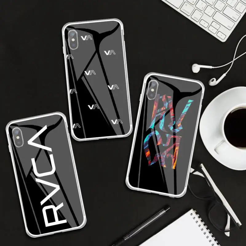 

RVCA Luxury Phone Case Transparent Case For IPhone 6 6s 7 8 Plus X Xs Xr Xsmax 11 12 Pro Promax 12mini