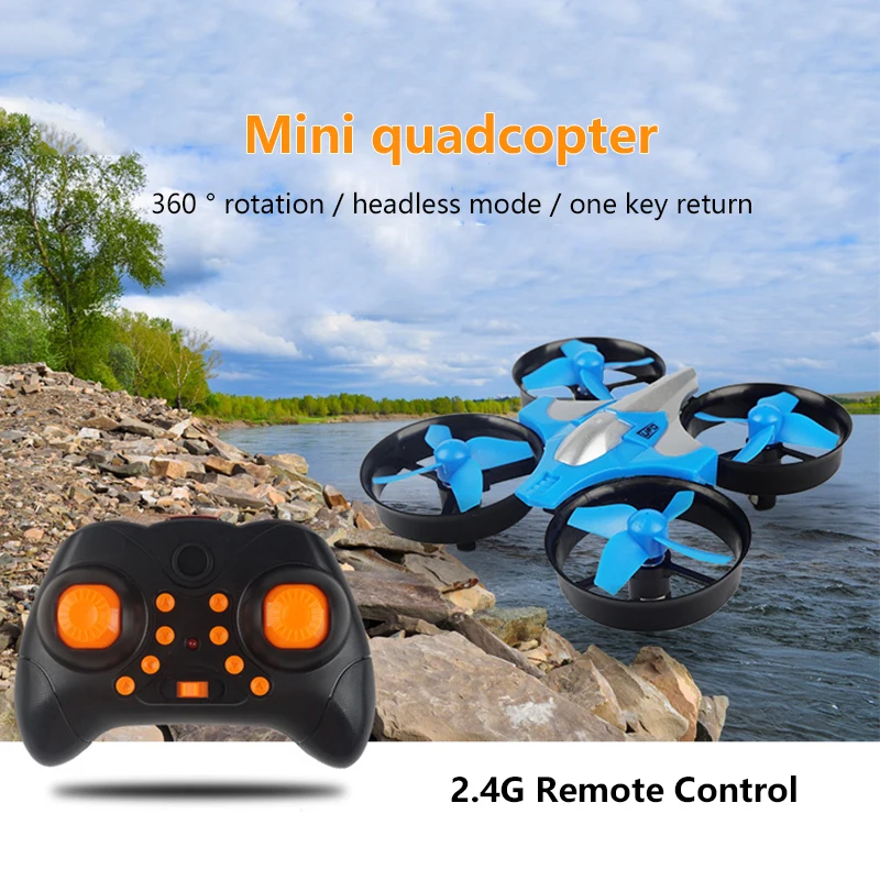 Мини-Дрон 2 4G 4CH 6-осевой Скорость 3D флип Безголовый режим RC дроны игрушка подарок
