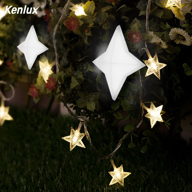 Рождественская сказочная гирлянда гирлянсветильник светодиодная звездная на