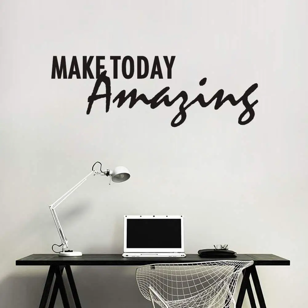 Простая креативная комбинация текста декоративная настенная паста “Make Today Amazing”