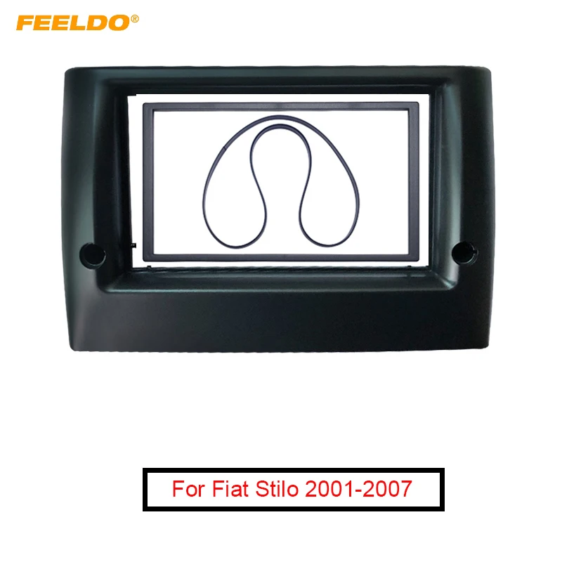 Автомагнитола FEELDO 2din рамка-адаптер для Fiat Stilo стерео CD/DVD аудио лицевая панель