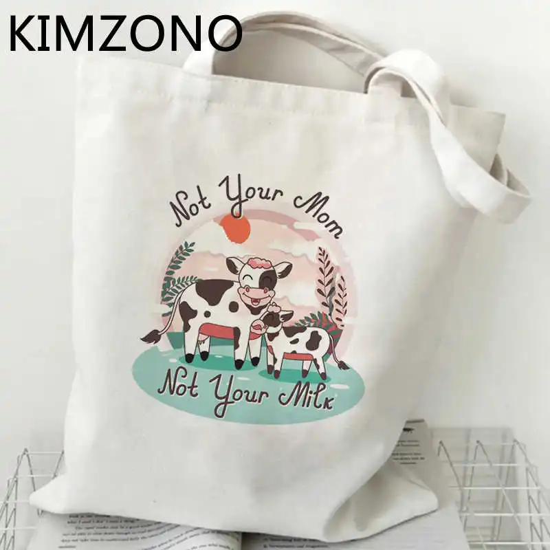 

Vegan shopping bag reusable recycle bag shopper bolsas de tela canvas tote bag bolsas reutilizables reusable grab