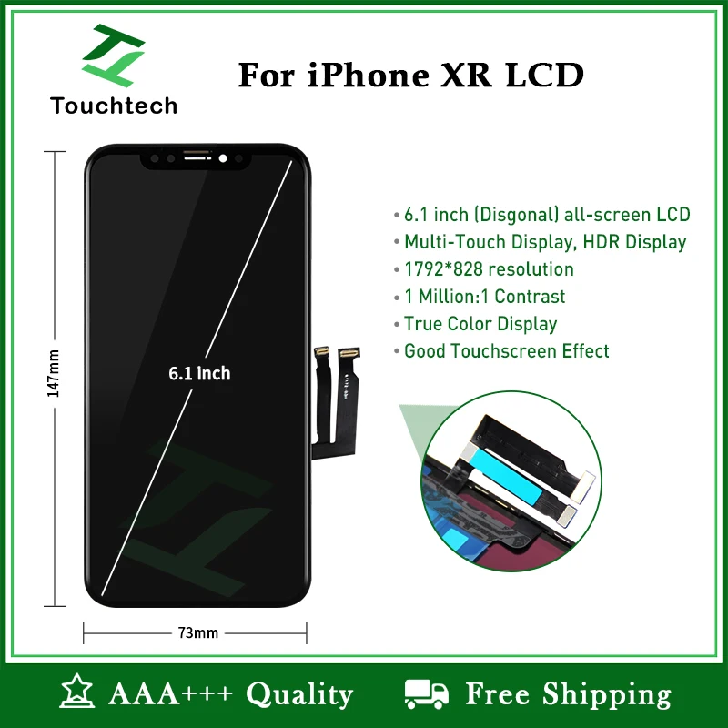 Черный OEM экран для iPhone X XS Max XR XS lcd OLED экран сменный дисплей с 3D кодирующий преобразователь сенсорного экрана в сборе+ подарок