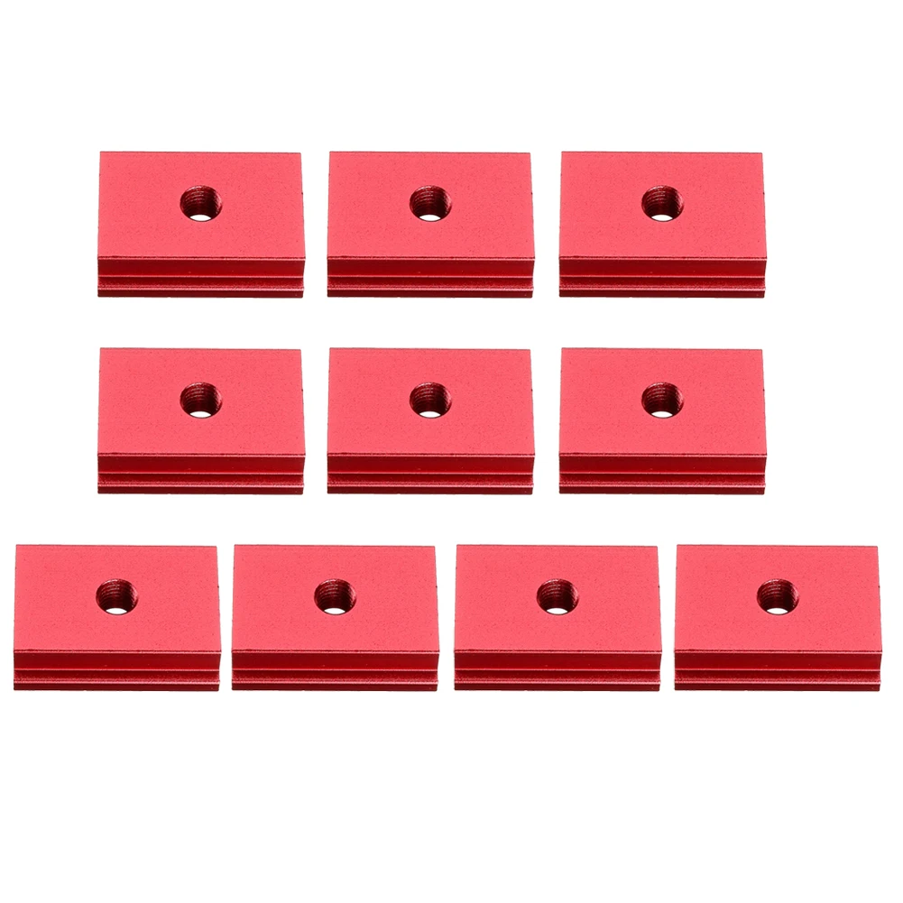 

Red T-track Slider Aluminum Alloy Woodworking Tool For Table Saw Universal