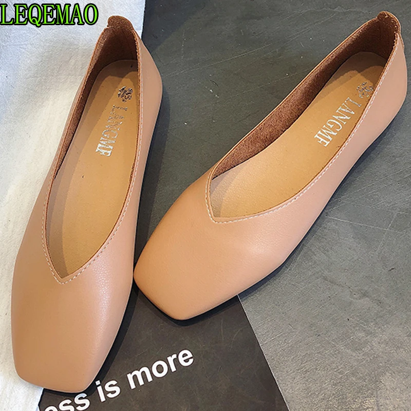 Модная нескользящая обувь на низком каблуке женские весенне летние Нескользящие