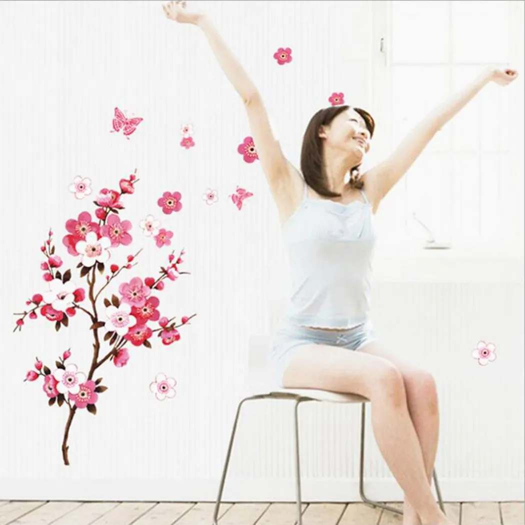 

Living Room Wall Stickers Removable PVC Butterfly Art Decal Home Room Decor