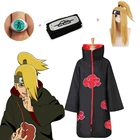 Костюм для косплея Akatsuki костюм Дейдара Uchiha Tobi Obito Akatsuki, маска-плащ на Хэллоуин для мужчин и женщин, аксессуары для косплея