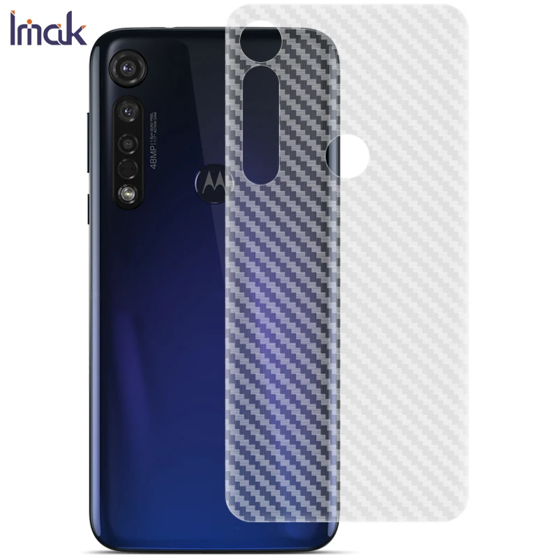 Задняя пленка IMAK из углеродного волокна с рисунком для Motorola Moto G8 Plus Play One Защитная