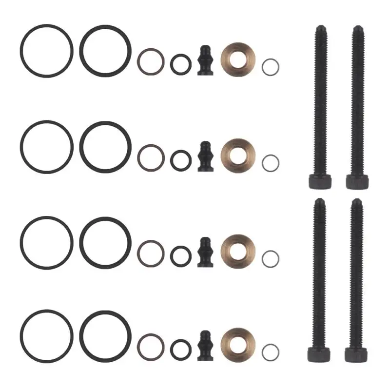 4 комплекта в партии топлива прокладка форсунки + винт Ремонтный комплект для